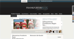 Desktop Screenshot of frankfurter-blog.de